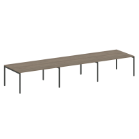 Metal System Quattro Перег. стол (3 столешницы) на П-оразном м/к 40БП.ПРГ-3.4 Акация/Антрацит металл 4800*1235*750 Metal System Quattro Перег. стол (3 столешницы) на П-оразном м/к 40БП.ПРГ-3.4 Акация/Антрацит металл 4800*1235*750