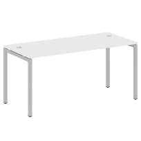 Metal System Quattro Стол офисный на П-образном м/к 40БП.СП-4 Вяз/Мокко металл 1600×720×750 Metal System Quattro Стол офисный на П-образном м/к 40БП.СП-4 Вяз/Мокко металл 1600×720×750