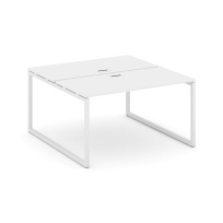 Стол-бенч двухсторонний двухместный Style Project SN-4O.DRS-021 Дуб Табак – Металл Белый 980×1632×750 Стол-бенч двухсторонний двухместный Style Project SN-4O.DRS-021 Дуб Табак – Металл Белый 980×1632×750