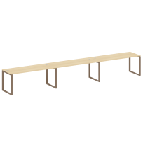 Metal System Р. ст. на 3 раб. места на О-образном м/к БО.СМ-3.5 Акация/Антрацит металл 5400*720*750 Metal System Р. ст. на 3 раб. места на О-образном м/к БО.СМ-3.5 Акация/Антрацит металл 5400*720*750