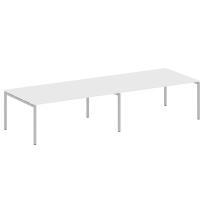 Metal System Quattro Перег. стол (2 столешницы) на П-образном м/к 40БП.ПРГ-2.5 Акация/Антрацит металл 3600*1235*750 Metal System Quattro Перег. стол (2 столешницы) на П-образном м/к 40БП.ПРГ-2.5 Акация/Антрацит металл 3600*1235*750