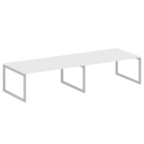 Metal System Quattro Перег. стол (2 столешницы) на О-образном м/к 50БО.ПРГ-2.5 Акация/Антрацит металл 3600*1235*750 Metal System Quattro Перег. стол (2 столешницы) на О-образном м/к 50БО.ПРГ-2.5 Акация/Антрацит металл 3600*1235*750