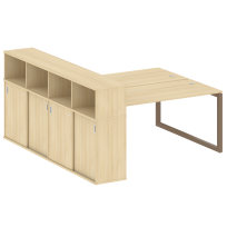 Metal System Quattro Р. ст. с шкафом-купе на О-образном м/к 50БО.РС-СШК-4.4 Т Акация/Антрацит металл 2010*2332*1098 Metal System Quattro Р. ст. с шкафом-купе на О-образном м/к 50БО.РС-СШК-4.4 Т Акация/Антрацит металл 2010*2332*1098