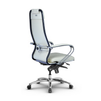 Кресло для руководителя Метта L 1m 40M/K_17838_Кожа перфорированная NewLeather – Черный