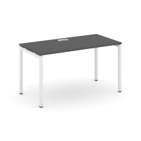 Стол офисный Style Project SN-4P.SP-004 / Дуб Табак – Металл Белый / 1580×600×750 Стол офисный Style Project SN-4P.SP-004 / Дуб Табак – Металл Белый / 1580×600×750