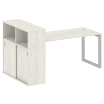 Metal System Quattro Стол офисный с шкафом-купе на О-образном м/к 50БО.РС-СШК-3.4 Т Вяз/Мокко металл 2010×1120×1098 Metal System Quattro Стол офисный с шкафом-купе на О-образном м/к 50БО.РС-СШК-3.4 Т Вяз/Мокко металл 2010×1120×1098