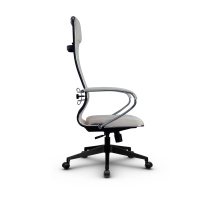 Кресло для руководителя Метта L 1m 42/K_17832_Кожа перфорированная NewLeather – Черный