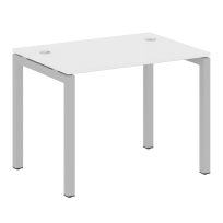 Metal System Quattro Стол офисный на П-образном м/к 50БП.СП-1 Вяз/Мокко металл 1000×720×750 Metal System Quattro Стол офисный на П-образном м/к 50БП.СП-1 Вяз/Мокко металл 1000×720×750