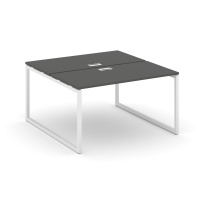 Стол-бенч двухсторонний двухместный Style Project SN-4O.DRS-002 Дуб Табак – Металл Белый 1180×1232×750 Стол-бенч двухсторонний двухместный Style Project SN-4O.DRS-002 Дуб Табак – Металл Белый 1180×1232×750