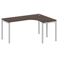 Metal System Quattro Стол криволинейный правый на П-образном м/к 40БП.СА-4 (R) Акация/Антрацит металл 1600*1200*750 Metal System Quattro Стол криволинейный правый на П-образном м/к 40БП.СА-4 (R) Акация/Антрацит металл 1600*1200*750
