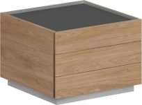 Тумба опорная Oliver / OL-20-11.OS.DT / 800×800×569 / Корпус: Оникс серый / Фасады: Дуб табак Тумба опорная Oliver / OL-20-11.OS.DT / 800×800×569 / Корпус: Оникс серый / Фасады: Дуб табак