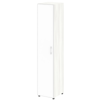 Шкаф узкий LT.SU-1.10 R (L) white Yalta / Дуб Мали – Стекло White 400×450×1987 Шкаф узкий LT.SU-1.10 R (L) white Yalta / Дуб Мали – Стекло White 400×450×1987