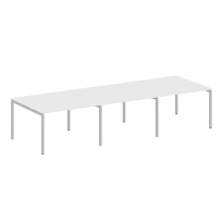 Metal System Quattro Перег. стол (3 столешницы) на П-оразном м/к 40БП.ПРГ-3.2 Акация/Антрацит металл 3600*1235*750 Metal System Quattro Перег. стол (3 столешницы) на П-оразном м/к 40БП.ПРГ-3.2 Акация/Антрацит металл 3600*1235*750