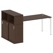 Metal System Quattro Стол офисный с шкафом-купе на П-образном м/к 50БП.РС-СШК-3.4 Т Вяз/Мокко металл 2010×1120×1098 Metal System Quattro Стол офисный с шкафом-купе на П-образном м/к 50БП.РС-СШК-3.4 Т Вяз/Мокко металл 2010×1120×1098