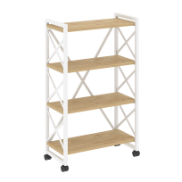 Loft Стеллаж на колесных опорах-4 полки VR.L-MST.K-4.8 Тиквуд тёмный/Чёрный металл 800×400×1334 Loft Стеллаж на колесных опорах-4 полки VR.L-MST.K-4.8 Тиквуд тёмный/Чёрный металл 800×400×1334