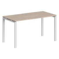 Стол офисный Sigma / 1200×600×750 / Металл: 40×40 Белый; Столешница: Дуб темный / SG.201.OD.44.WH Стол офисный Sigma / 1200×600×750 / Металл: 40×40 Белый; Столешница: Дуб темный / SG.201.OD.44.WH