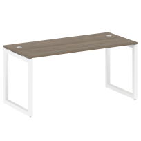 Metal System Quattro Стол офисный на О-образном м/к 50БО.СП-4 Вяз/Мокко металл 1600×720×750 Metal System Quattro Стол офисный на О-образном м/к 50БО.СП-4 Вяз/Мокко металл 1600×720×750