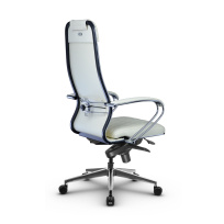 Кресло для руководителя Метта L 1m 40M/K_17839_Кожа перфорированная NewLeather – Черный