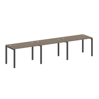 Metal System Р. ст. на 3 раб. места на П-образном м/к БП.СМ-3.2 Акация/Антрацит металл 3600*720*750 Metal System Р. ст. на 3 раб. места на П-образном м/к БП.СМ-3.2 Акация/Антрацит металл 3600*720*750