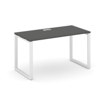 Стол офисный Style Project SN-4O.SP-005 / Дуб Табак – Металл Белый / 1780×600×750 Стол офисный Style Project SN-4O.SP-005 / Дуб Табак – Металл Белый / 1780×600×750