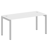 Metal System Quattro Стол офисный на П-образном м/к 50БП.СП-4 Вяз/Мокко металл 1600×720×750 Metal System Quattro Стол офисный на П-образном м/к 50БП.СП-4 Вяз/Мокко металл 1600×720×750