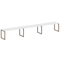 Metal System Quattro Р. ст. на 3 раб. места на О-образном м/к 50БО.СМ-3.5 Акация/Антрацит металл 5400*720*750 Metal System Quattro Р. ст. на 3 раб. места на О-образном м/к 50БО.СМ-3.5 Акация/Антрацит металл 5400*720*750