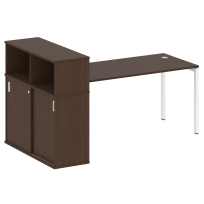 Metal System Quattro Стол офисный с шкафом-купе на П-образном м/к 40БП.РС-СШК-3.4 Т Вяз/Мокко металл 2010×1120×1098 Metal System Quattro Стол офисный с шкафом-купе на П-образном м/к 40БП.РС-СШК-3.4 Т Вяз/Мокко металл 2010×1120×1098
