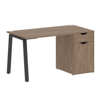 Home Office Стол офисный VR.SP-3-138.1.A Денвер Светлый/Металл Мокко 1380×720×750 Home Office Стол офисный VR.SP-3-138.1.A Денвер Светлый/Металл Мокко 1380×720×750