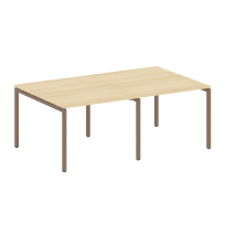 Metal System Quattro Перег. стол (2 столешницы) на П-образном м/к 40БП.ПРГ-2.1 Акация/Антрацит металл 2000*1235*750 Metal System Quattro Перег. стол (2 столешницы) на П-образном м/к 40БП.ПРГ-2.1 Акация/Антрацит металл 2000*1235*750