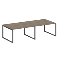 Metal System Quattro Перег. стол (2 столешницы) на О-образном м/к 40БО.ПРГ-2.3 Акация/Антрацит металл 2800*1235*750 Metal System Quattro Перег. стол (2 столешницы) на О-образном м/к 40БО.ПРГ-2.3 Акация/Антрацит металл 2800*1235*750