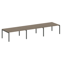 Metal System Quattro Перег. стол (3 столешницы) на П-оразном м/к 50БП.ПРГ-3.4 Акация/Антрацит металл 4800*1235*750 Metal System Quattro Перег. стол (3 столешницы) на П-оразном м/к 50БП.ПРГ-3.4 Акация/Антрацит металл 4800*1235*750