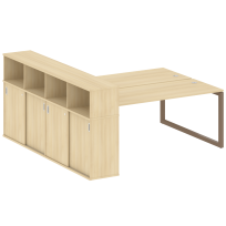 Metal System Quattro Р. ст. с шкафом-купе на О-образном м/к 50БО.РС-СШК-4.5 Т Акация/Антрацит металл 2210*2332*1098 Metal System Quattro Р. ст. с шкафом-купе на О-образном м/к 50БО.РС-СШК-4.5 Т Акация/Антрацит металл 2210*2332*1098