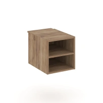 Тумба для документов с двумя открытыми нишами Style Project SN.TP-011 / Тиквуд Светлый / 343×437×352 Тумба для документов с двумя открытыми нишами Style Project SN.TP-011 / Тиквуд Светлый / 343×437×352