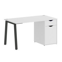 Home Office Стол офисный VR.SP-3-138.1.A Денвер Светлый/Металл Мокко 1380×720×750 Home Office Стол офисный VR.SP-3-138.1.A Денвер Светлый/Металл Мокко 1380×720×750