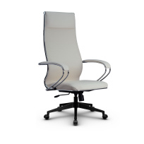 Кресло для руководителя Метта L 1m 42/K_17832_Кожа перфорированная NewLeather – Черный