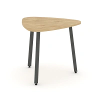 Стол для переговоров Style Project SN-4.SPRG-70.3 Акация Лорка/Металл Черный 900×900×750 Стол для переговоров Style Project SN-4.SPRG-70.3 Акация Лорка/Металл Черный 900×900×750