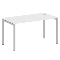 Metal System Quattro Стол офисный на П-образном м/к 40БП.СП-3 Вяз/Мокко металл 1400×720×750 Metal System Quattro Стол офисный на П-образном м/к 40БП.СП-3 Вяз/Мокко металл 1400×720×750