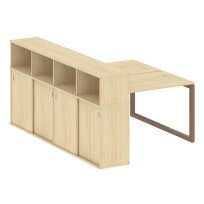 Metal System Quattro Р. ст. с шкафом-купе на О-образном м/к 50БО.РС-СШК-4.2 Т Акация/Антрацит металл 1610*2332*1098 Metal System Quattro Р. ст. с шкафом-купе на О-образном м/к 50БО.РС-СШК-4.2 Т Акация/Антрацит металл 1610*2332*1098