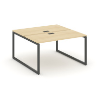 Стол-бенч двухсторонний двухместный Style Project SN-4O.DRS-002 Дуб Табак – Металл Белый 1180×1232×750 Стол-бенч двухсторонний двухместный Style Project SN-4O.DRS-002 Дуб Табак – Металл Белый 1180×1232×750